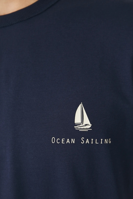 Medicine t-shirt męski bawełniany z elastanem RW25-TSM112 granatowy