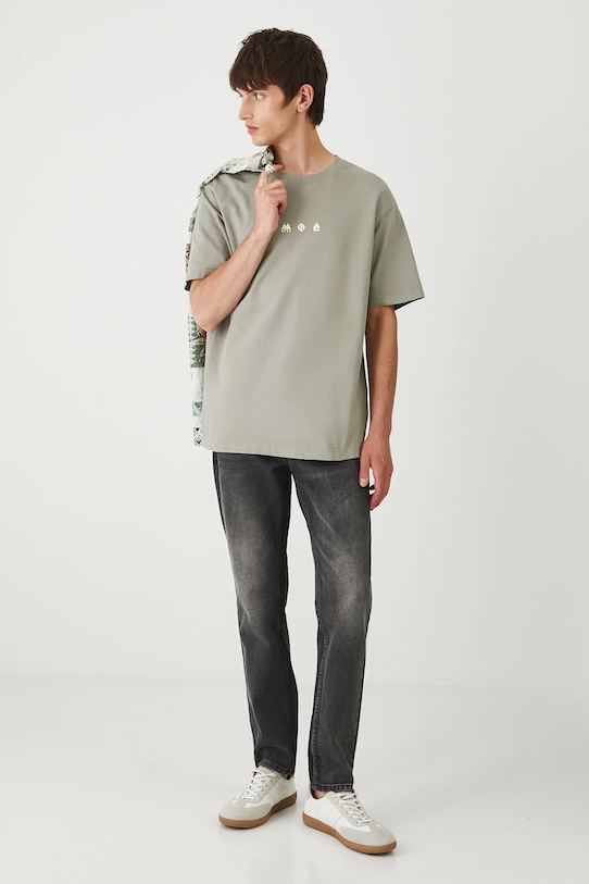 Medicine t-shirt bawełniany zielony RW25.TSM204