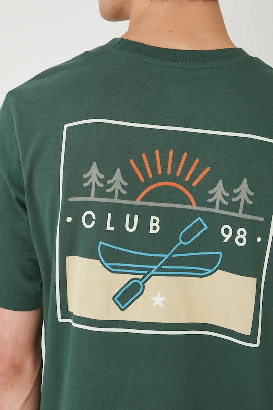 Bavlnené tričko Medicine RW25.TSM212 zelená