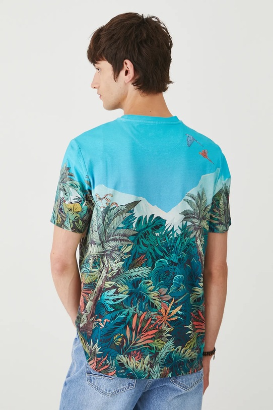 T-shirt bawełniany męski z elastanem z kolekcji Lands of Legends – El Dorado multicolor RW25-TSM250