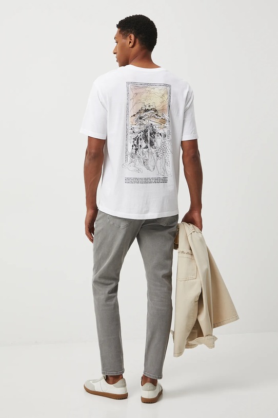 Odzież T-shirt bawełniany męski z kolekcji Lands of Legends – Avalon RW25-TSM253 biały