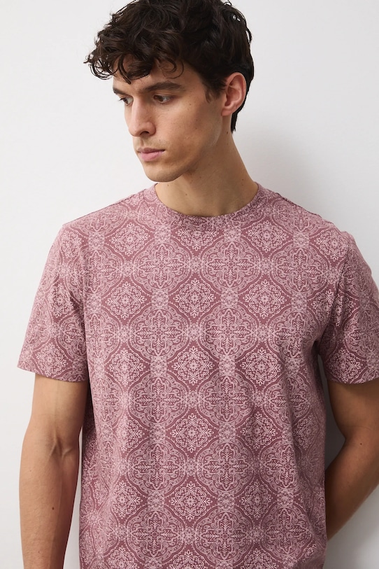 Medicine t-shirt bawełniany różowy RW25-TSM313