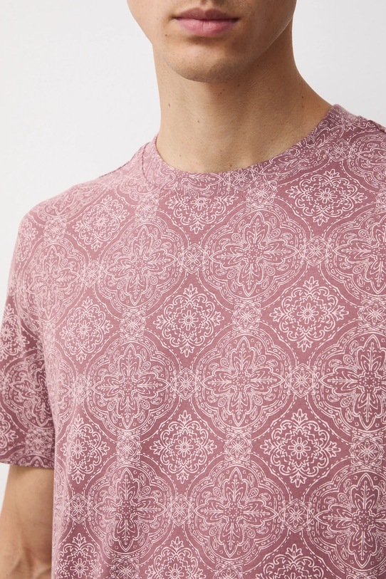 Medicine t-shirt bawełniany RW25-TSM313 różowy