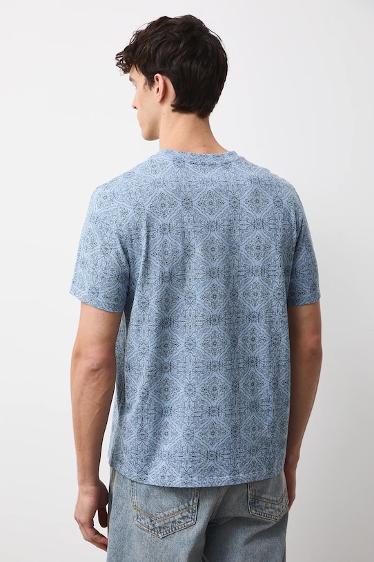 Odzież Medicine t-shirt bawełniany RW25-TSM313 niebieski