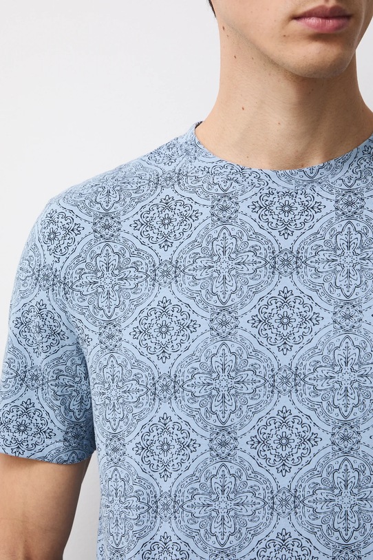 Medicine t-shirt bawełniany RW25-TSM313 niebieski