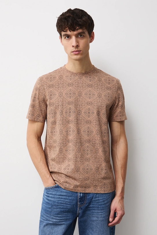 Medicine t-shirt bawełniany RW25-TSM313 beżowy RS26