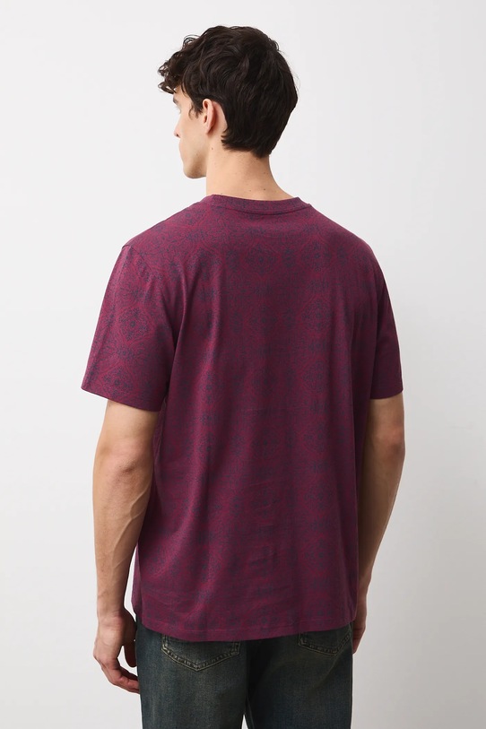 Odzież Medicine t-shirt bawełniany RW25-TSM313 bordowy