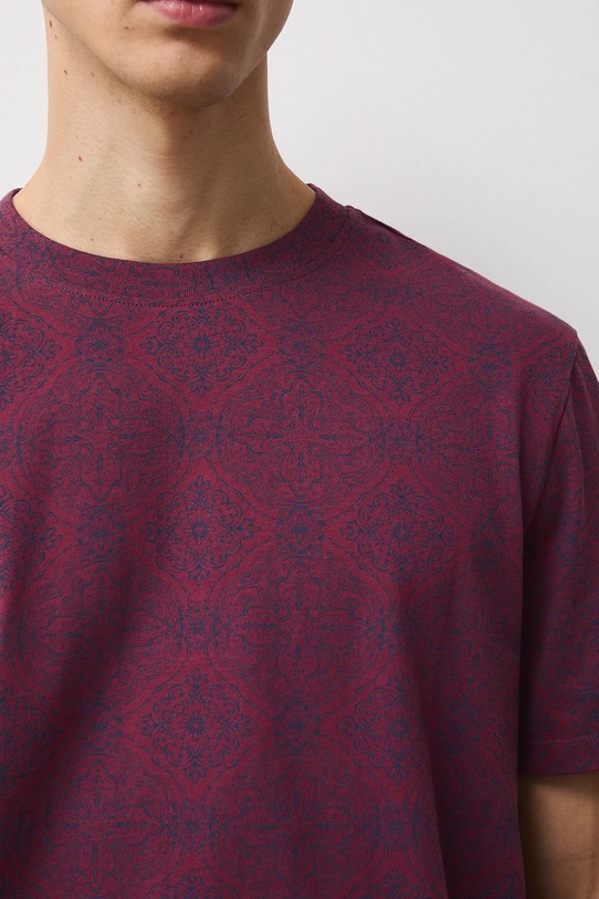 Medicine t-shirt bawełniany RW25-TSM313 bordowy