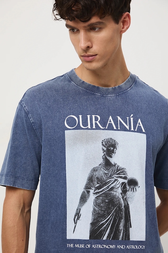 Medicine t-shirt bawełniany RW25-TSM350 niebieski RW25