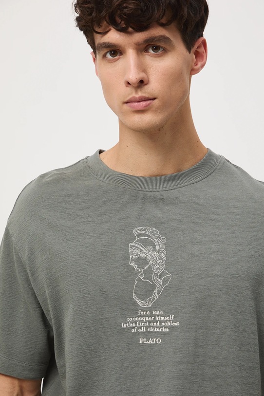 Medicine t-shirt bawełniany RW25-TSM354 zielony