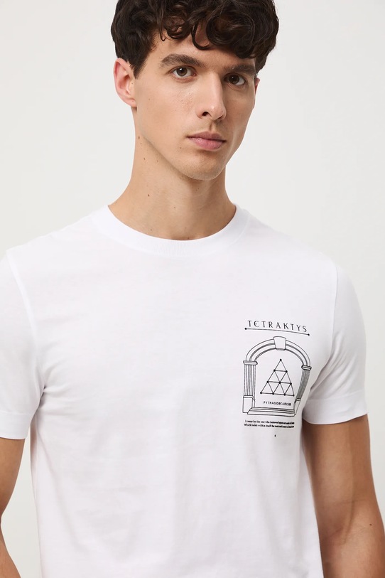 Medicine t-shirt bawełniany RW25-TSM360 biały RW25