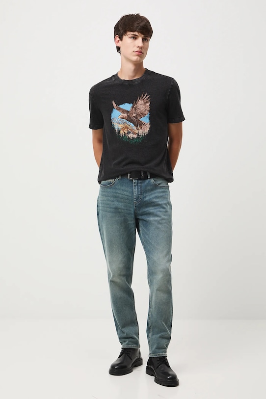 Medicine t-shirt bawełniany RW25-TSM411 czarny RW25