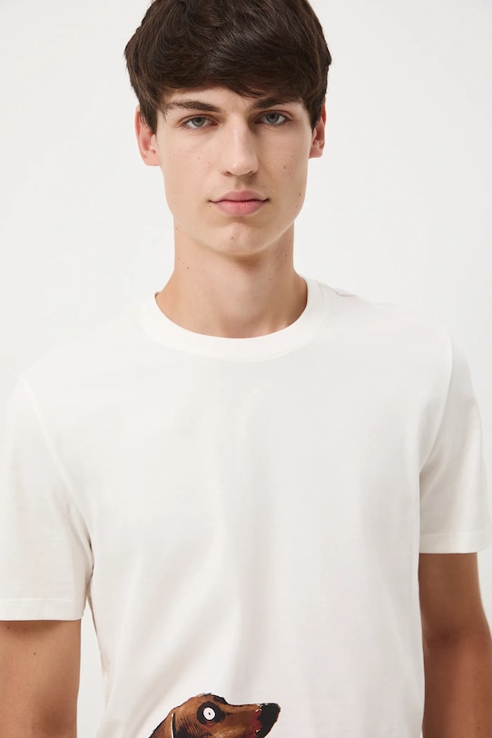 Medicine t-shirt bawełniany RW25-TSM451 beżowy