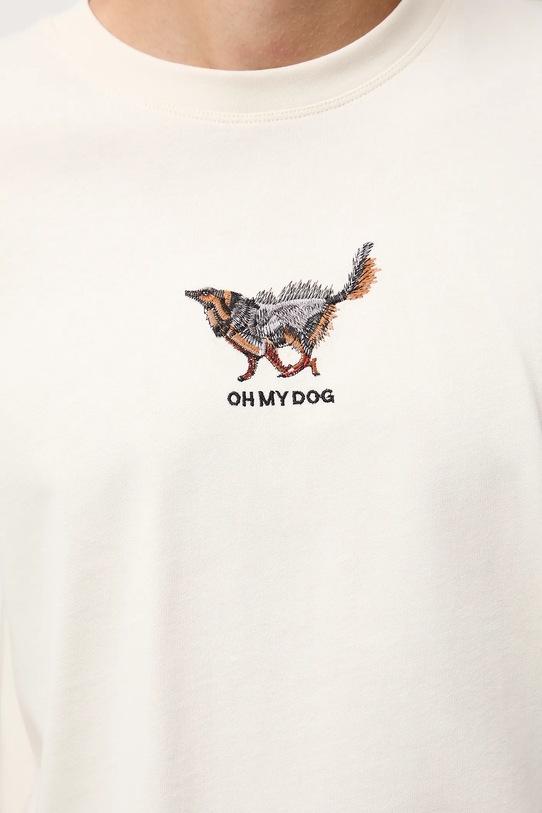 T-shirt bawełniany męski z okazji Dnia Psa – Zofia Różycka x Medicine RW25-TSM452