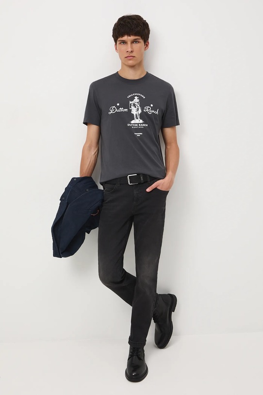 Medicine t-shirt bawełniany RW25-TSM470 szary RW25