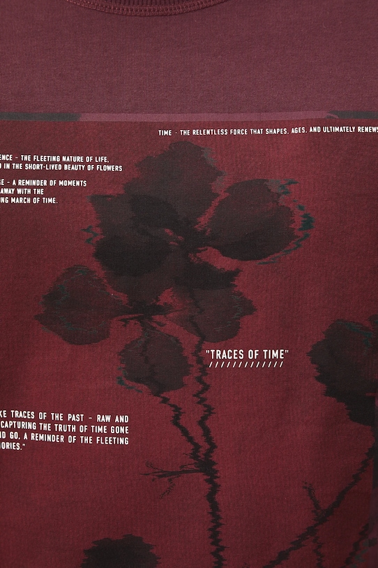 Medicine t-shirt bawełniany RW25-TSM502 bordowy