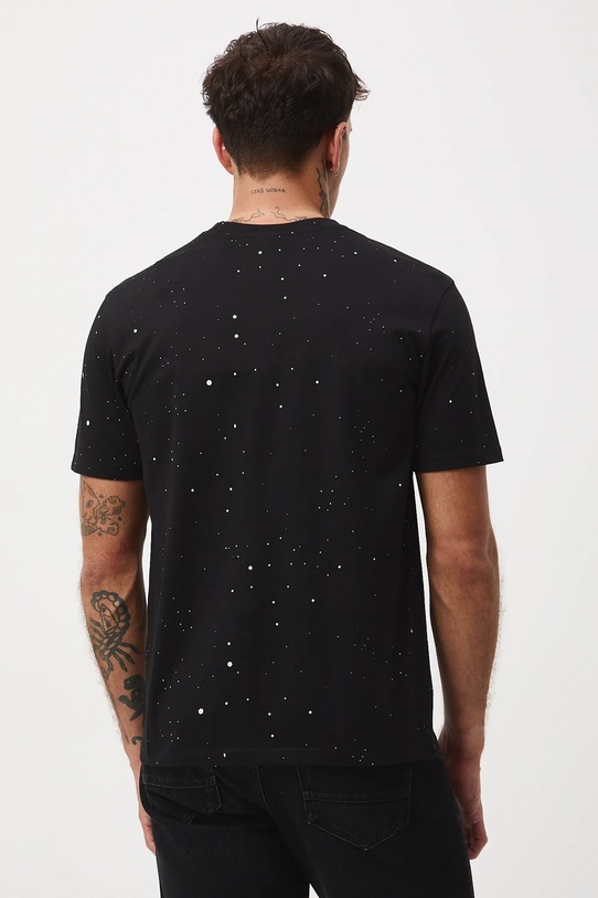 T-shirt bawełniany męski z kolekcji Tajemniczy Świat Medicine czarny RW25-TSM558