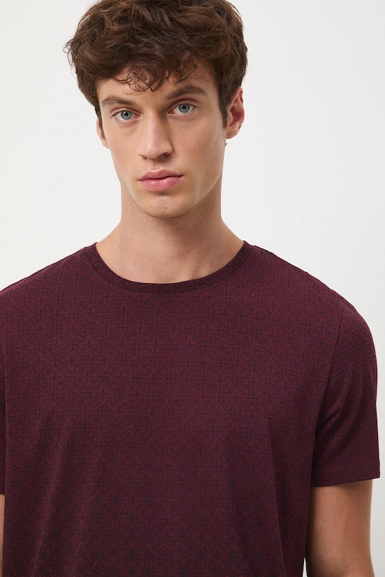 Хлопковая футболка Medicine хлопок бордо RW25-TSM600