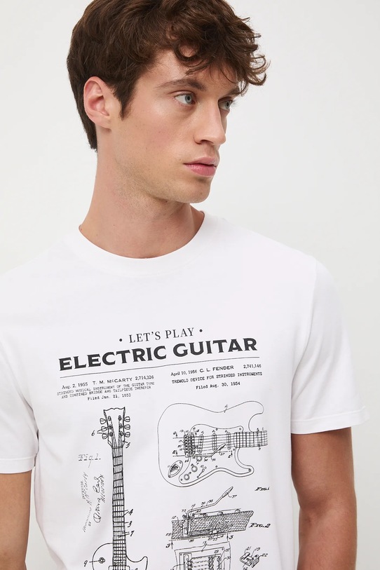 Medicine t-shirt bawełniany biały RW25-TSM604