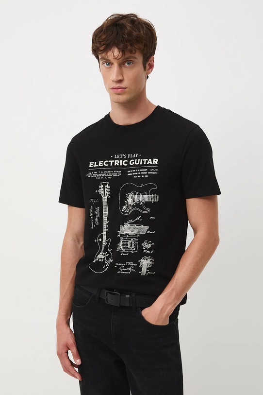 Medicine t-shirt bawełniany RW25-TSM604 czarny RW25