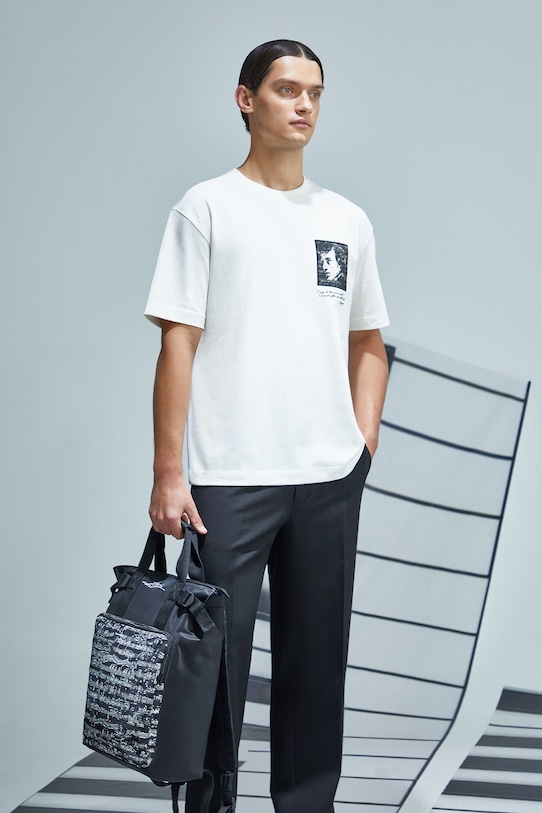 Medicine tricou din bumbac imprimeu bej RW25-TSM702