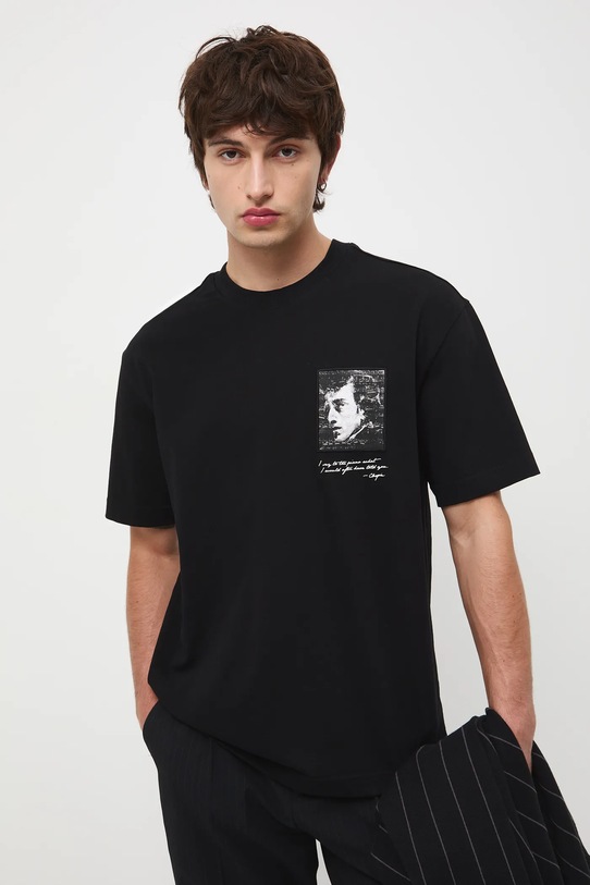 Medicine t-shirt bawełniany RW25-TSM702 czarny RW25