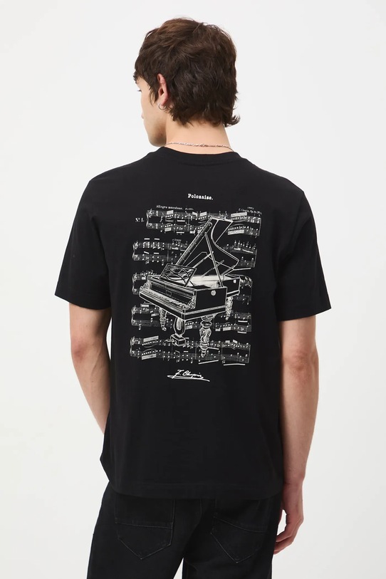 Medicine t-shirt bawełniany czarny RW25-TSM703