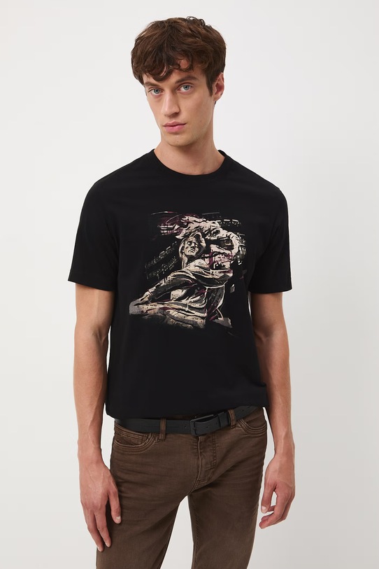 Medicine t-shirt bawełniany RW25-TSM704 czarny RW25