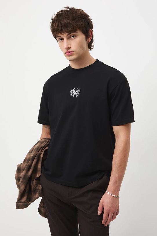 Odzież Medicine t-shirt bawełniany RW25-TSM714 czarny
