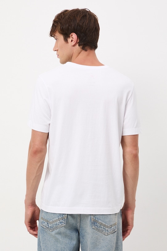 T-shirt bawełniany męski z kolekcji Narodowy Instytut Fryderyka Chopina x Medicine biały RW25-TSM753