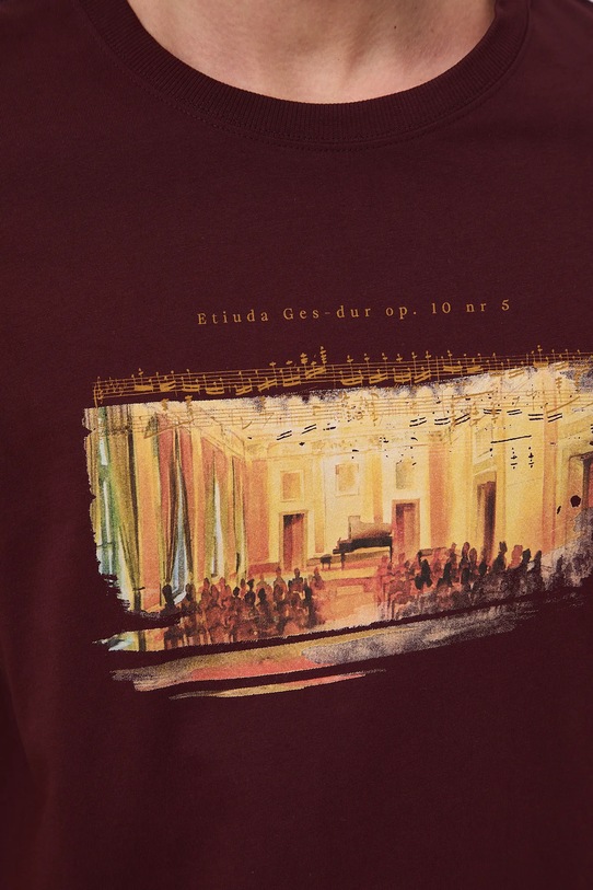 T-shirt bawełniany męski z kolekcji Narodowy Instytut Fryderyka Chopina x Medicine RW25-TSM754