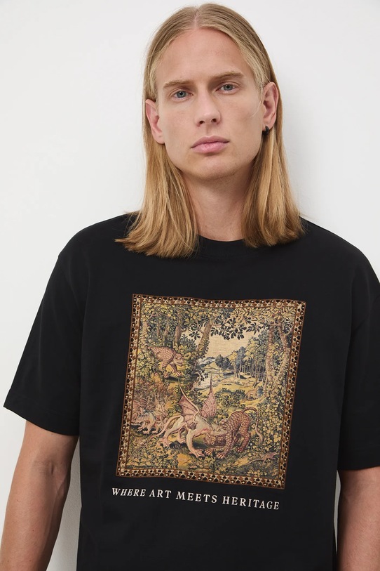 Medicine t-shirt bawełniany RW25-TSM851 czarny RW25