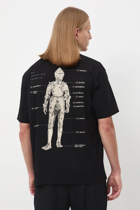 Medicine t-shirt bawełniany czarny RW25-TSM859