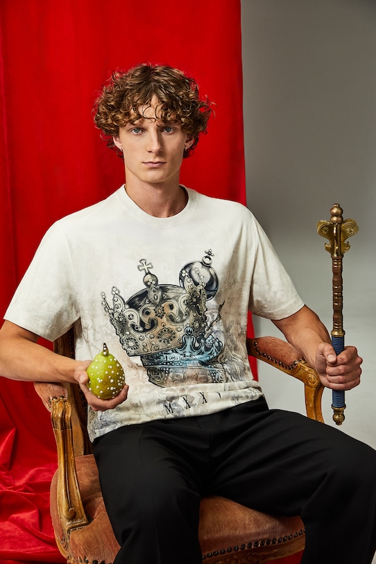 Tričko pánske Kráľovská kolekcia RW25-TSM860 béžová RW25