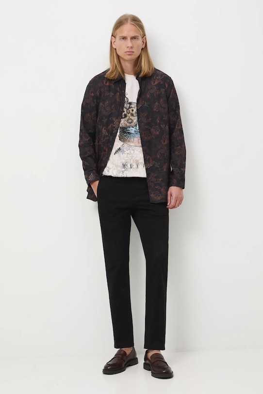 Oblečenie Tričko pánske Kráľovská kolekcia RW25-TSM860 béžová