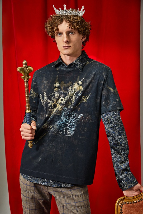 Medicine t-shirt wzorzyste multicolor RW25-TSM860