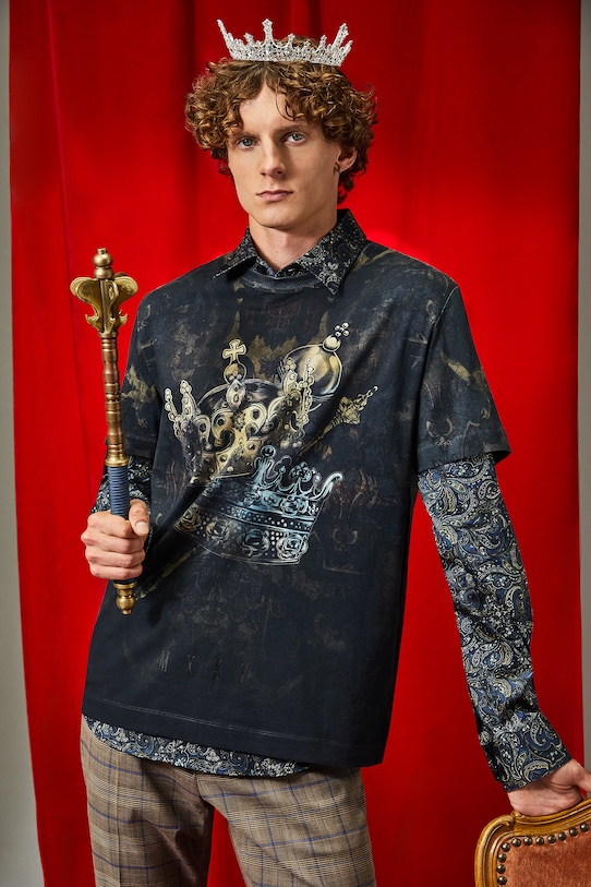 Tričko pánske Kráľovská kolekcia RW25-TSM860 viacfarebná RW25