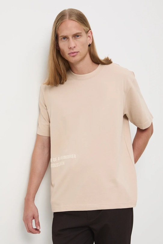 Medicine t-shirt bawełniany RW25-TSM861 beżowy