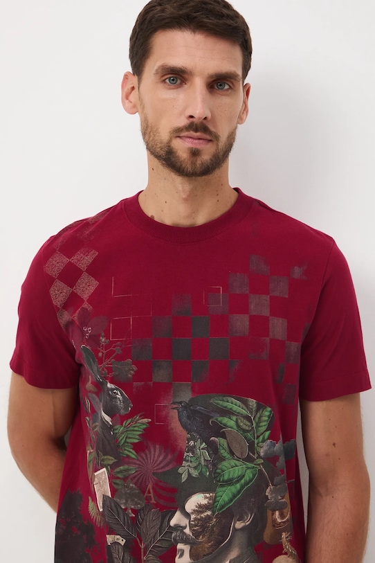 Medicine t-shirt bawełniany czerwony RW25-TSM901