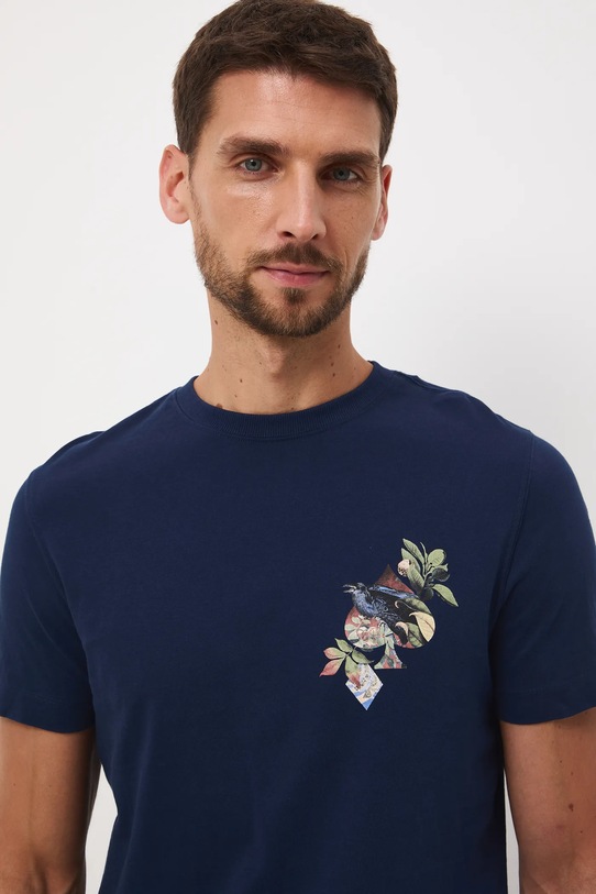 Medicine t-shirt bawełniany granatowy RW25-TSM903