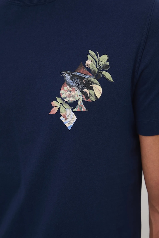 Medicine tricou din bumbac RW25-TSM903 bleumarin