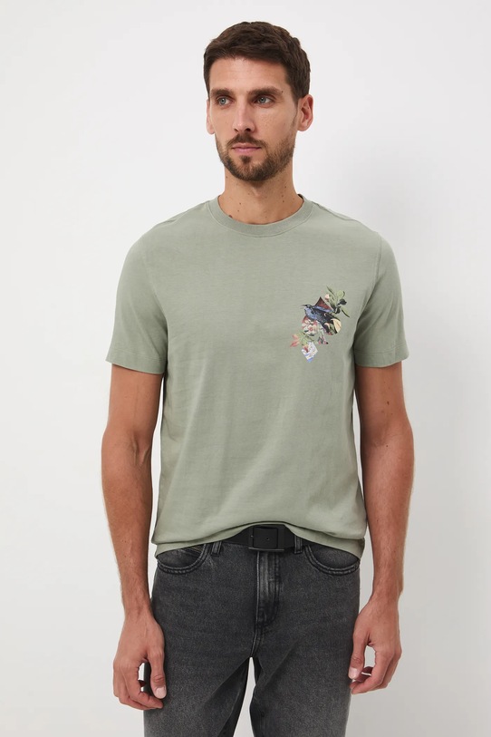 Odzież Medicine t-shirt bawełniany RW25-TSM903 zielony