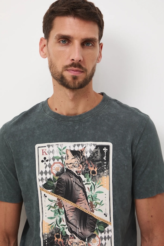 Medicine t-shirt bawełniany zielony RW25-TSM905