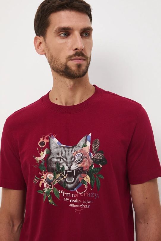 Medicine t-shirt bawełniany czerwony RW25-TSM908