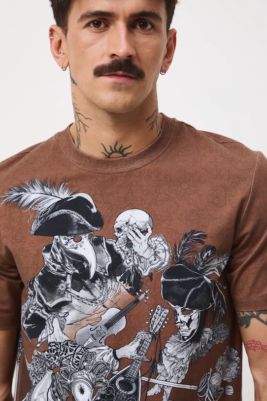 Medicine t-shirt brązowy RW25-TSMA12