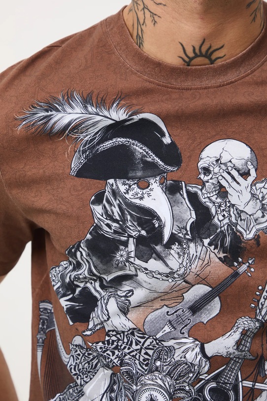 Medicine t-shirt RW25-TSMA12 brązowy