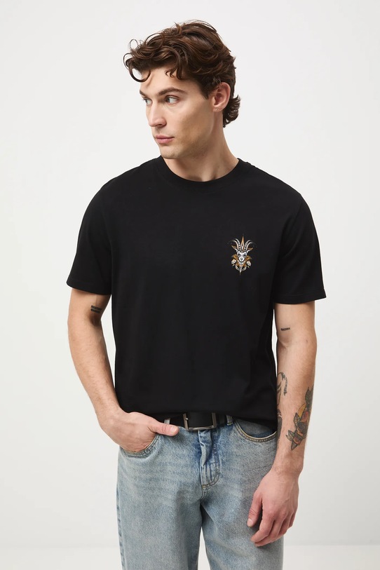 Medicine t-shirt bawełniany RW25-TSMA15 czarny RW25