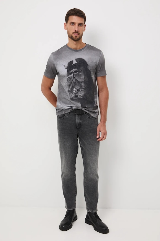 Odzież Medicine t-shirt RW25-TSMA50 szary