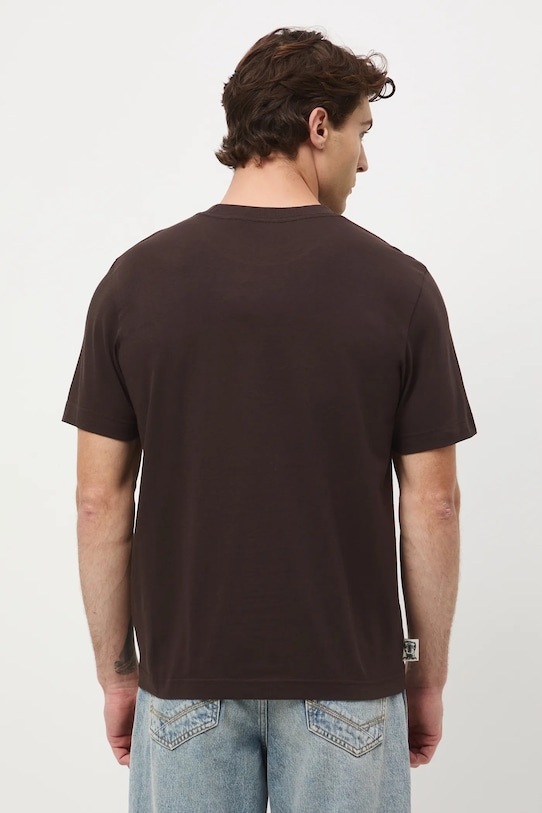 Medicine t-shirt bawełniany brązowy RW25-TSMA55