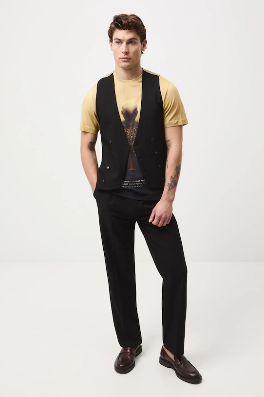 Odjeća Majica kratkih rukava Medicine RW25-TSMA64 zlatna